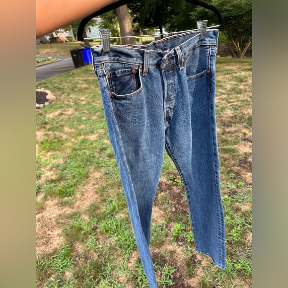 Vintage 90s Denim Levi’s 501 Jeans Button Fly 28x32 Excellent Condition - Picture 16 of 17